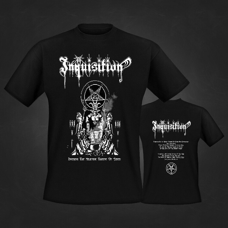 Invoking The Majestic Throne Of Satan TS T-Shirt Inquisition