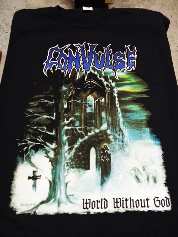 CONVULSE - World Without God (w/backprint) - MERCH - T-SHIRT - LONGSLEEVE - HOODIE - Image 4