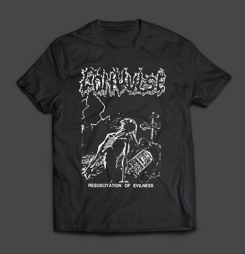 Deathrune | CONVULSE – Resuscitation Of Evilness T-SHIRT