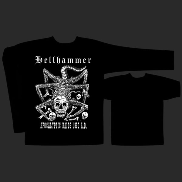 HELLHAMMER - Apocalyptic Raids 1990 AD - MERCH - T-SHIRT - LONGSLEEVE - HOODIE - Image 4