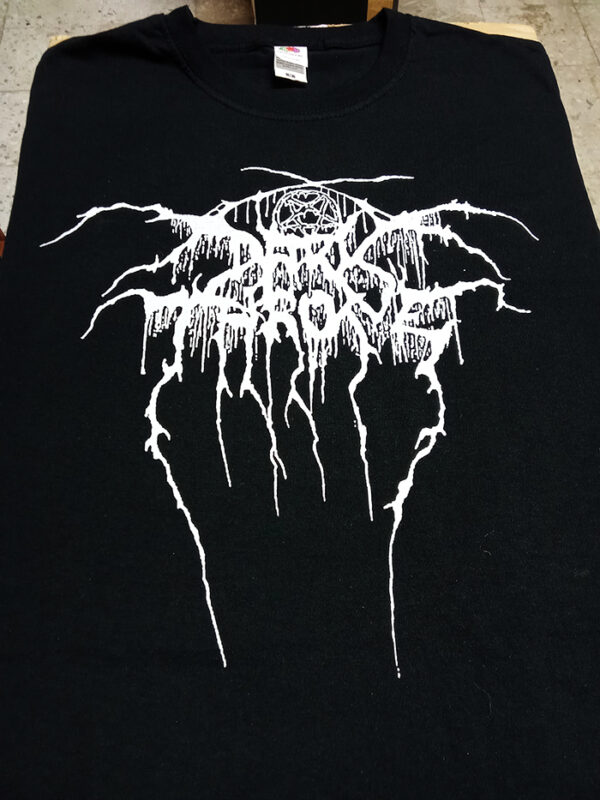 DARKTHRONE - Logo / True Norvegian Black Metal (white) - MERCH - T-SHIRT - LONGSLEEVE - HOODIE (w/backprint) - Image 4