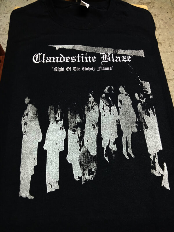 CLANDESTINE BLAZE - Night Of The Unholy Flames - T-SHIRT - LONGSLEEVE - HOODIE - Image 3