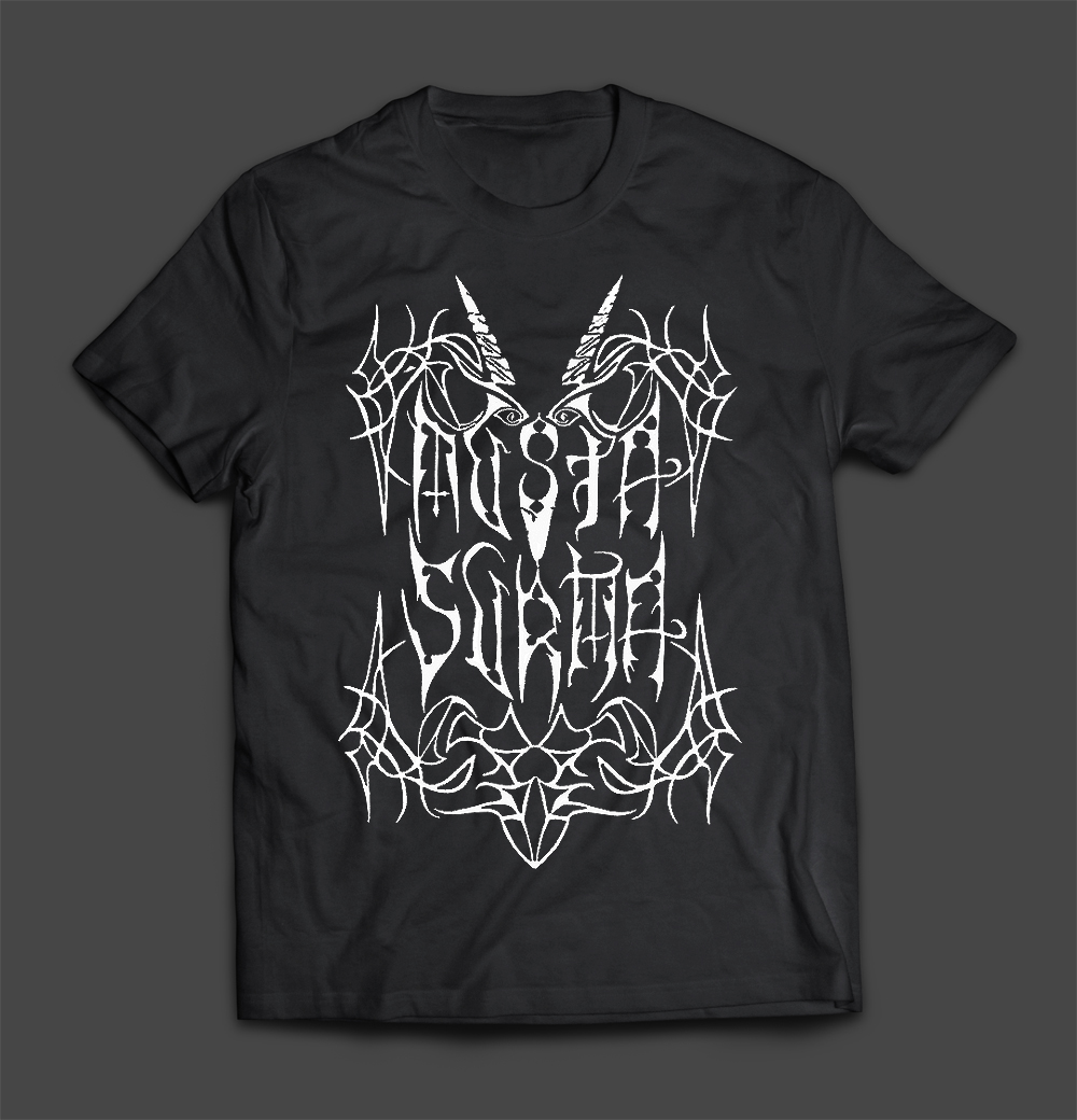 Deathrune | MUSTA SURMA – Logo T-SHIRT