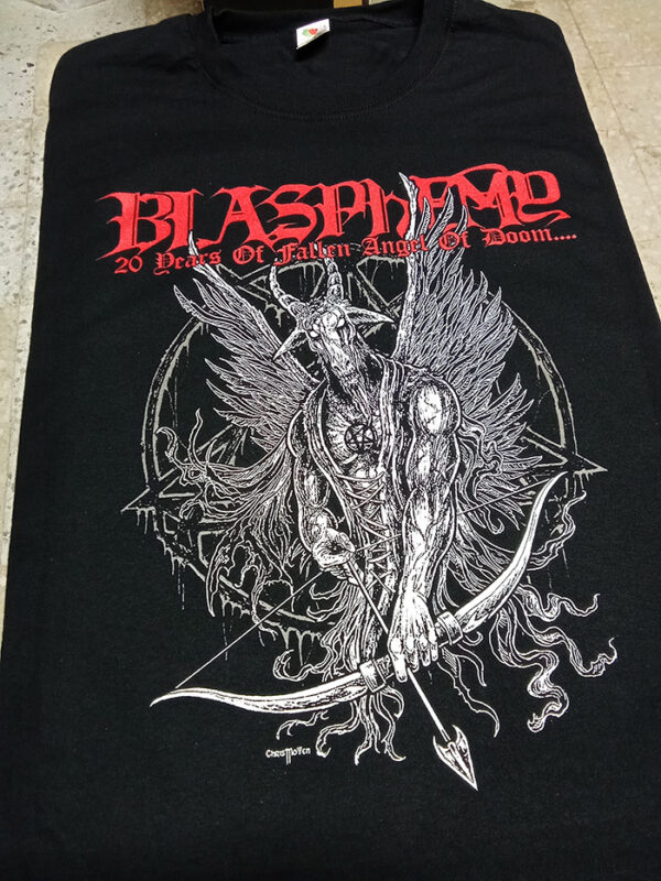 BLASPHEMY - 20 Years of Fallen Angel Of Doom (w/backprint) - MERCH - T-SHIRT - LONGSLEEVE - HOODIE - Image 4