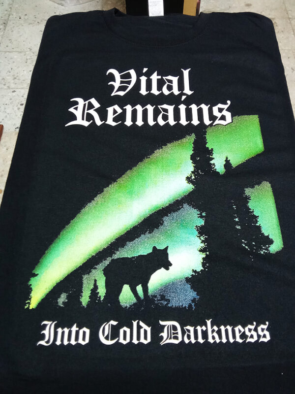 VITAL REMAINS - Into Cold Darkness (w/backprint) - MERCH - T-SHIRT - LONGSLEEVE - HOODIE - Image 4