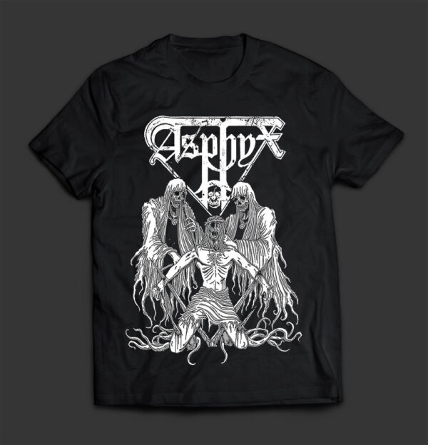 ASPHYX - Onto Your Knees and Repent (w/backprint)  - MERCH - T-SHIRT - LONGSLEEVE - HOODIE