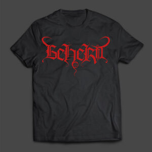 BEHERIT - New Logo (red) - MERCH - T-SHIRT - LONGSLEEVE - HOODIE