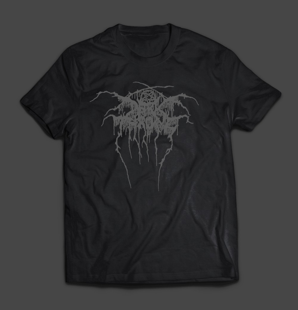 DARKTHRONE - Logo / True Norvegian Black Metal (grey) - MERCH - T-SHIRT - LONGSLEEVE - HOODIE (w/backprint)