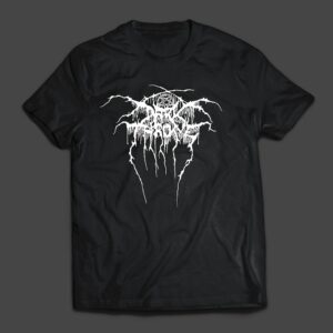 DARKTHRONE - Logo / True Norvegian Black Metal (white) - MERCH - T-SHIRT - LONGSLEEVE - HOODIE (w/backprint)