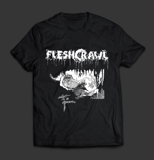 FLESHCRAWL - Lost In A Grave - MERCH - T-SHIRT - LONGSLEEVE - HOODIE