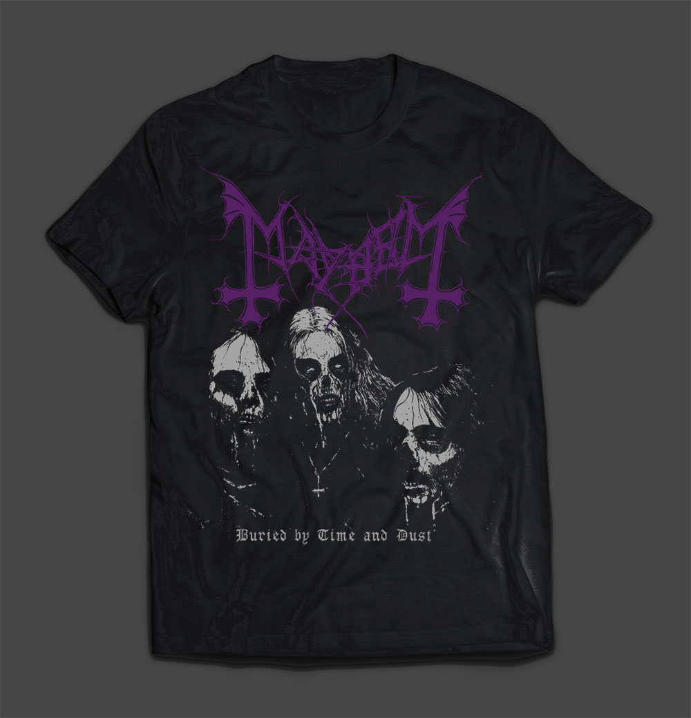 MAYHEM – Buried by Time and Dust T-SHIRT – Deathrune Records