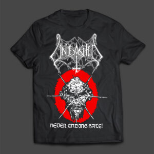 UNLEASHED - Never Ending Hate (w/backprint) - MERCH - T-SHIRT - LONGSLEEVE - HOODIE