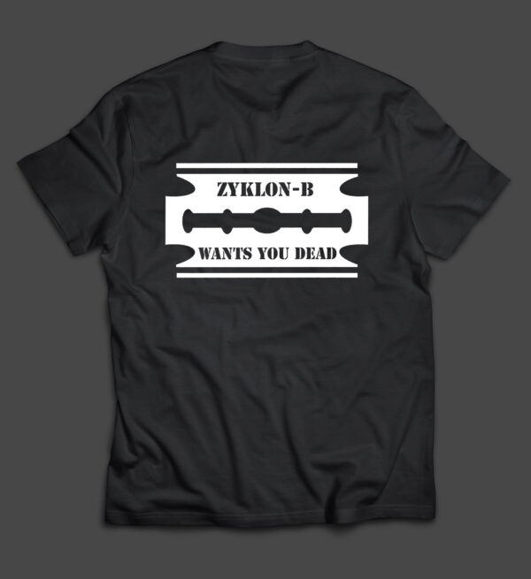 ZYKLON - B - Blood Must Be Shed model 2 - MERCH - T-SHIRT - LONGSLEEVE - HOODIE (w/backprint) - Image 2