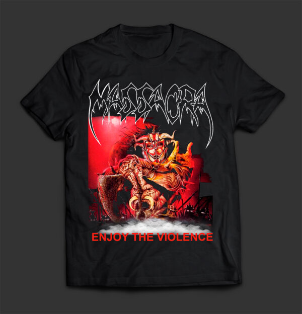 MASSACRA  - Enjoy The Violence (w/backprint) - T-SHIRT - LONGSLEEVE - HOODIE
