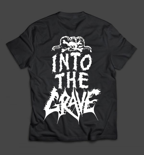 GRAVE - Into The Grave (white) (w/backprint) - T-SHIRT - LONGSLEEVE - HOODIE - Image 2