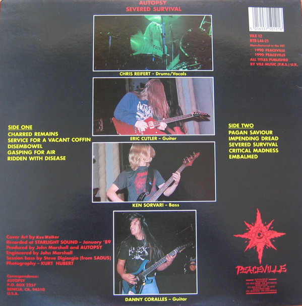 Autopsy - Severed Survival LP - Image 2