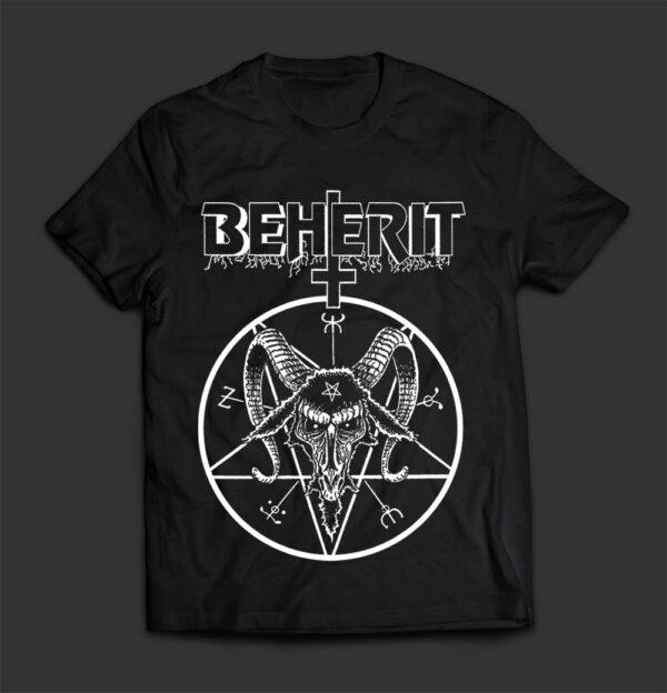 BEHERIT - Dawn Of Satan's Millenium (white) - MERCH - T-SHIRT - LONGSLEEVE - HOODIE