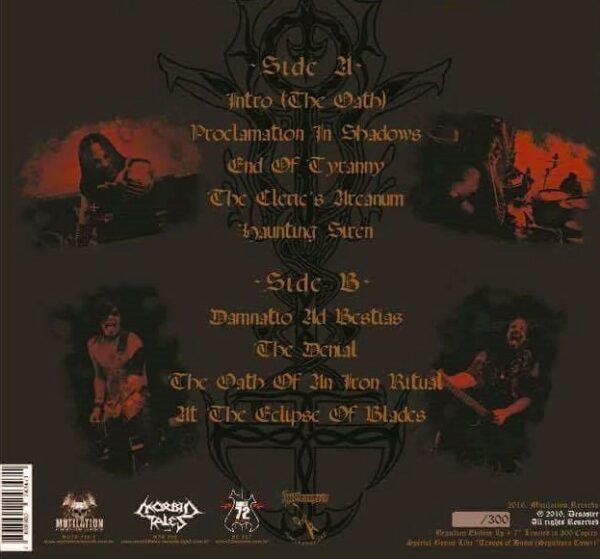 DESASTER ‎– The Oath Of An Iron Ritual LP + 7"EP (brazilian edition) - Image 3