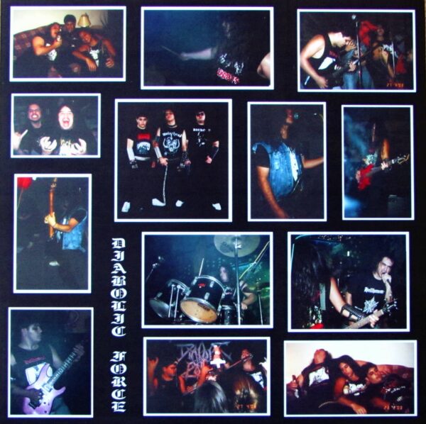 DIABOLIC FORCE ‎– Old School Attack LP (clear vinyl) - Image 2