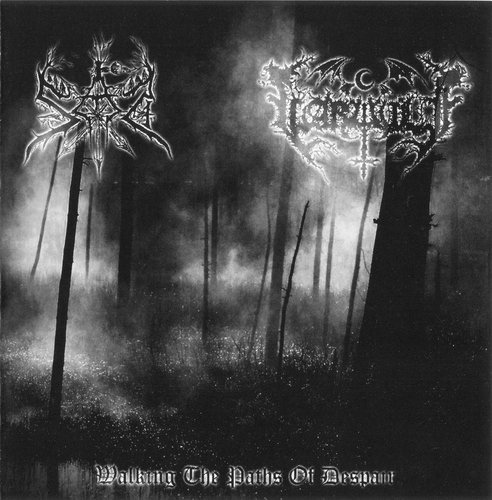 SAD / WARWULF  Walking The Paths Of Despair . Split  CD