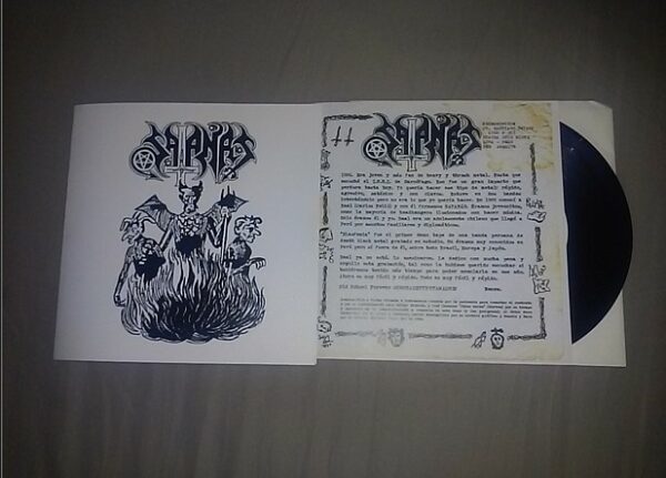 SATANAS ‎– Blasfemia 7"EP - Image 2